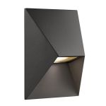 Nordlux Pontio Luce Da Parete Aluminium Nero | IP54 - Adatto Per 1x GU10