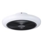 Eglo Ventilatore Da Soffitto Sayulita 1 ABS Bianca, Nero 20.8W 820lm - 827-865 Regolabile Bianca | Dimmerabile