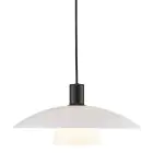 Nordlux Verona Luce Pendente Vetro Nero | Adatto per 1x E27