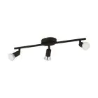 Eglo Luce da soffitto Buzz-LED Acciaio Nero 3x2.8W 3x250lm - 830 Luce Calda -  | IP20 - Incl. 3x GU10