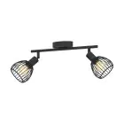 Eglo Luce da soffitto Sonni Acciaio Nero | IP20 - Adatto per 2x E14 